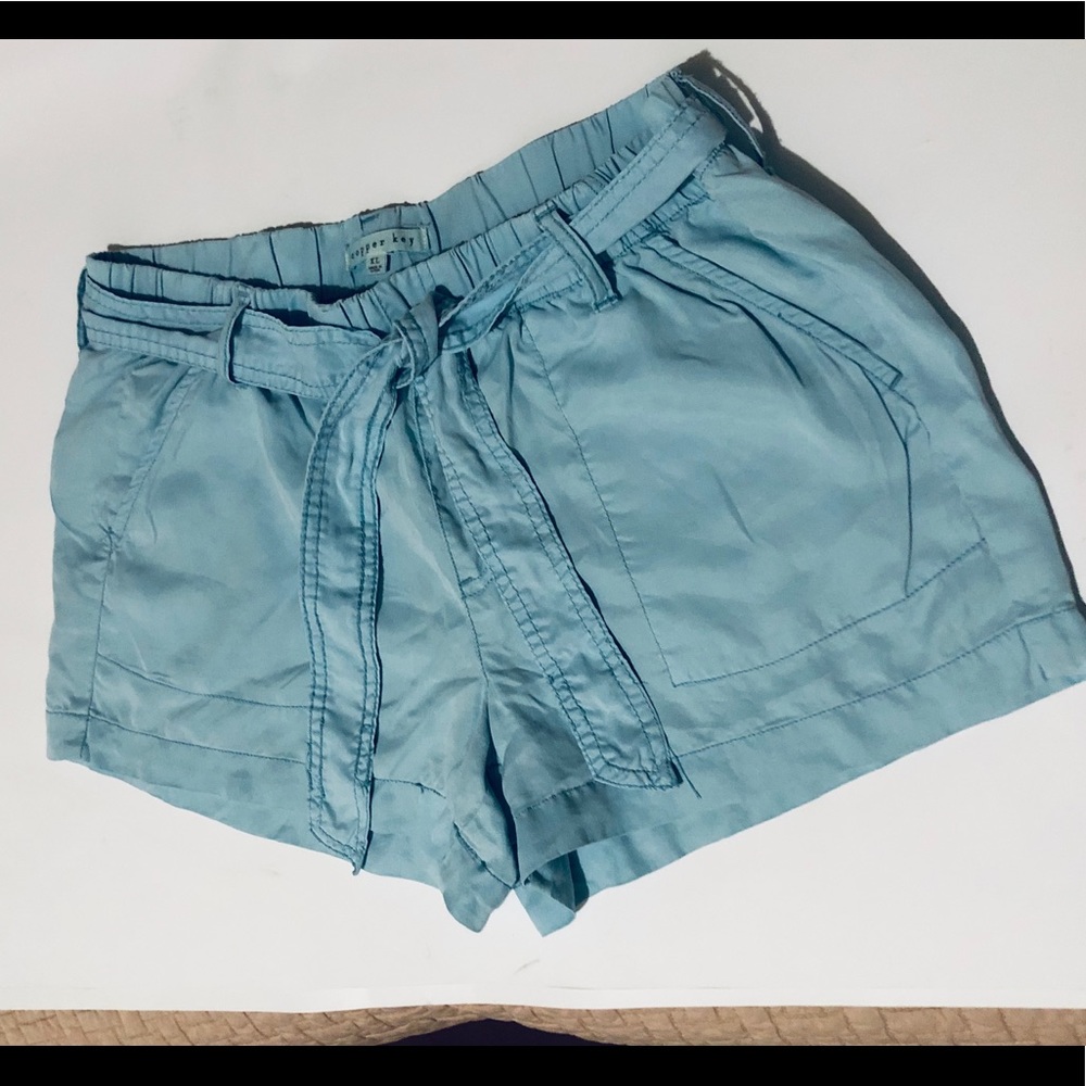Copper Key baby blue shorts.